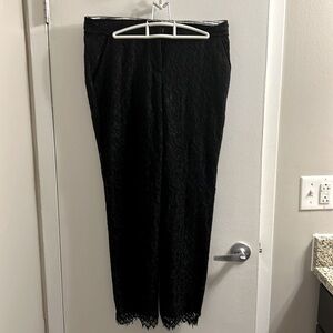 LACE black pants